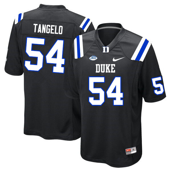 Men #54 Derrick Tangelo Duke Blue Devils College Football Jerseys Sale-Black